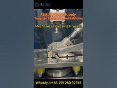 شیر توپی نشسته کاربید تنگستن - فرآیند پرس مکانیکی
