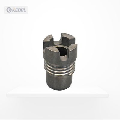 Custom Cemented Tungsten Carbide Water Jet Spiral Thread Crossing Slot Head Water Spray Nozzle for PDC Drilling Oil Equipment
