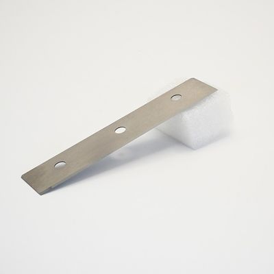 تیغه برش الیاف شیمیایی سه سوراخه آلیاژ کاربید تنگستن سیمانی سفارشی برای دستگاه صنعتی برش فیلم