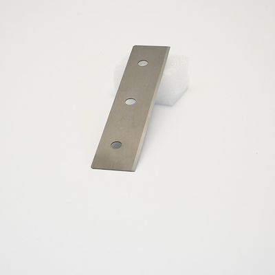 تیغه برش الیاف شیمیایی سه سوراخه آلیاژ کاربید تنگستن سیمانی سفارشی برای دستگاه صنعتی برش فیلم