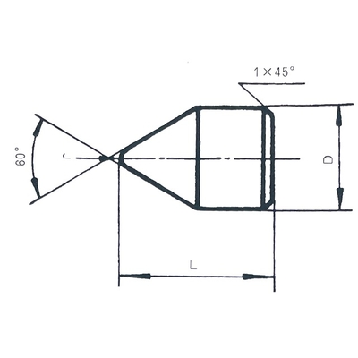 YG8 YG11C درجه سیاه سفارشی بتون کاربید وولفستم آلیاژ استوانه ای دکمه های بیضوی دندان برای حفاری نفت