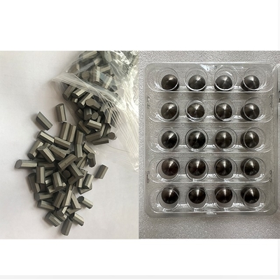 دکمه های دندانه دار استوانه ای آلیاژ کاربید تنگستن سمان شده سفارشی برای مته های YG8 YG9 YG11 YG13