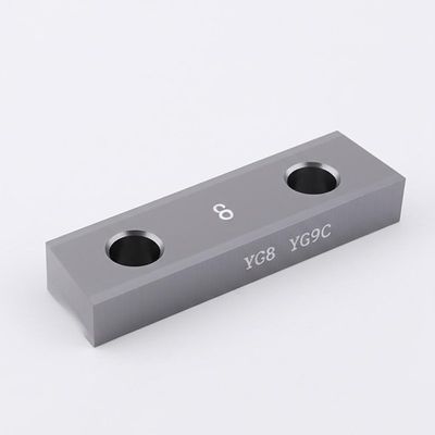 تیغه تیز آلیاژ کاربید تنگستن سفارشی، تیغه نازک، تیغه مربعی برای فرز در صنعت چاپ YG8 YG9C