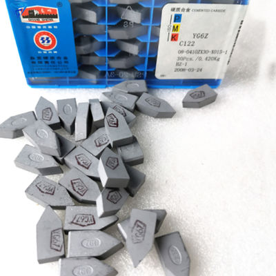 اندازه سفارشی مقاومت بالا به فرسایش Tungsten Carbide Brazed Tips با مشخصات آلیاژ YG6 YG6X YG8 YG9C YG11C YG13C