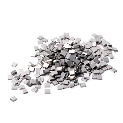 نوک های بریز شده کاربید ونگستین سفارشی با سختی YG8 مقاومت در برابر فشرده سازی و شکل مربع برای برش سنگ