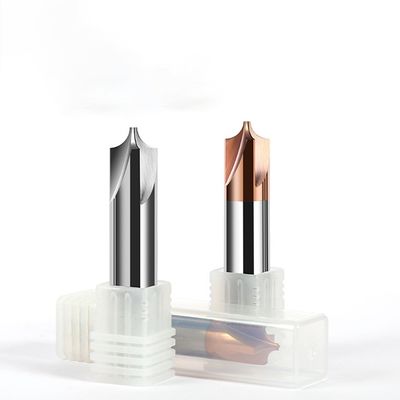 4-فلوئیت Tungsten Carbide End Mill با شعاع داخلی 55 درجه و اندازه دانه 0.6um برای قطر برش D4 تا D16