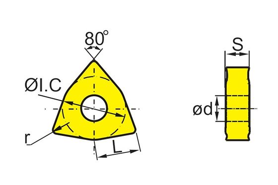 اینسرت CNC WNMG با عملکرد بالا با پوشش PVD برای ماشینکاری دقیق در صنعت الکترونیک