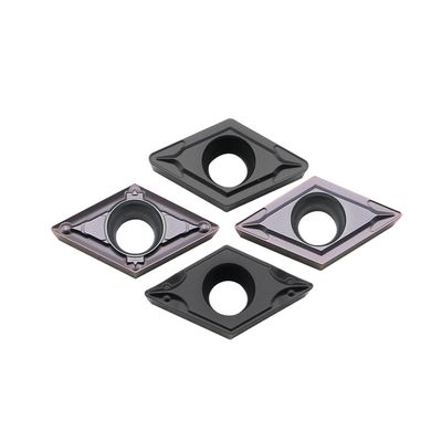 زمین دقیق عملکرد بالا DCMT CNC Insert با زاویه 55 ° D و زاویه 7 ° C برای ماشین آلات فلزی و غیر فلزی