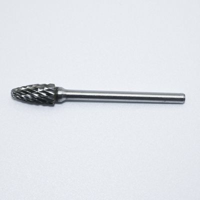 10 تکه از روشن غیر پوشیده Tungsten Carbide چرخش Burr برای فولاد ضد زنگ با 1/8 " 3mm Shank