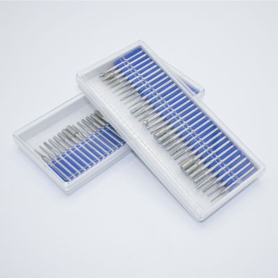 10 تکه از روشن غیر پوشیده Tungsten Carbide چرخش Burr برای فولاد ضد زنگ با 1/8 " 3mm Shank