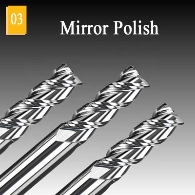 ابزار برش آسیاب انتهایی آسیاب کاربید تنگستن 1 میلی متری CNC Hrc55